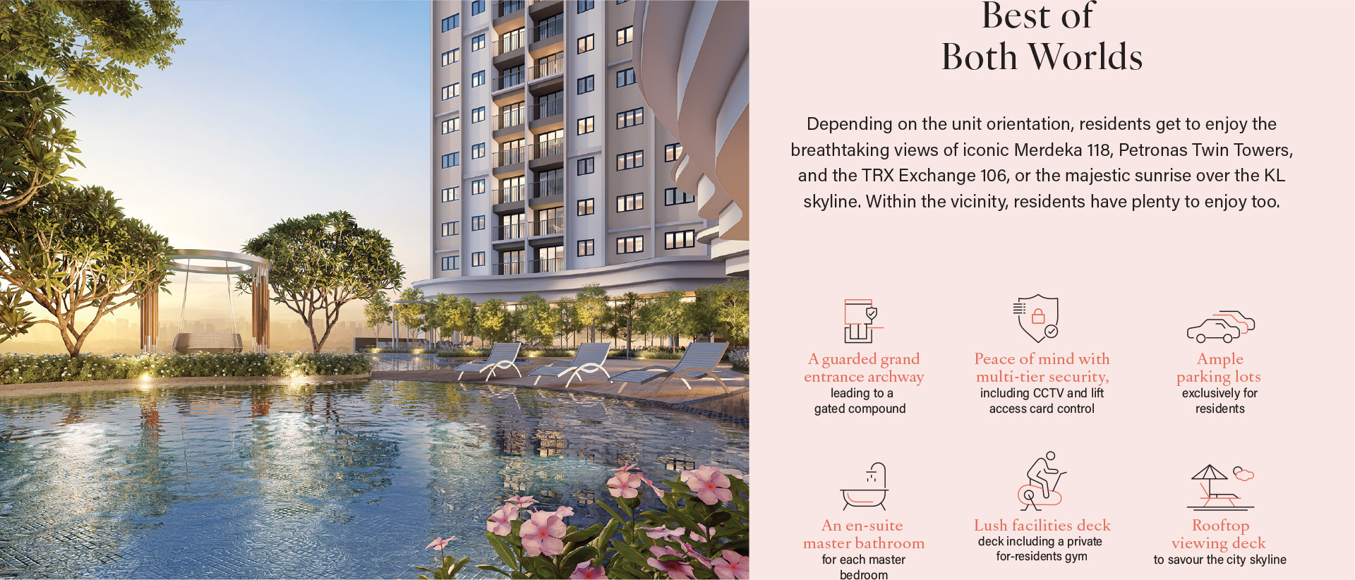 Residensi Kirana - Infinity Pool and Facilities Overview
